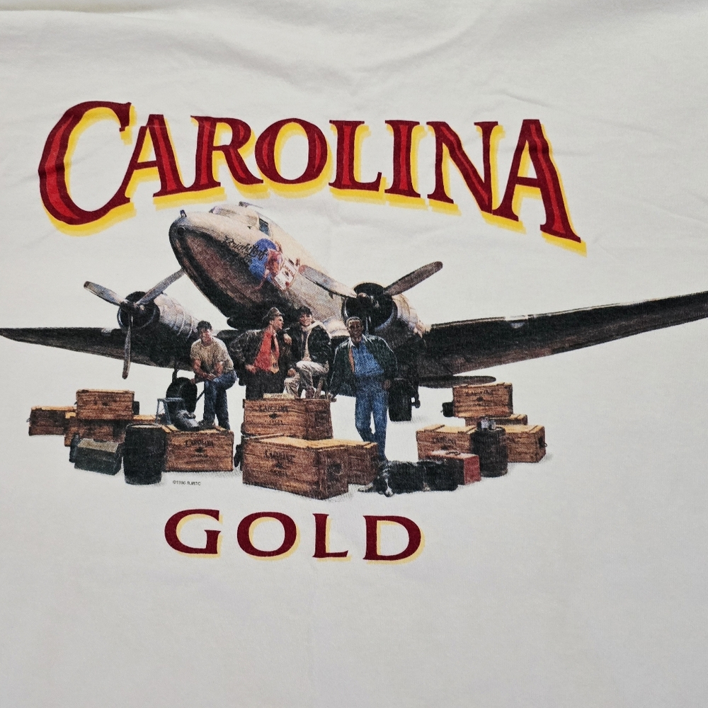 Carolina Gold Vintage White Short Sleeve T-shirt